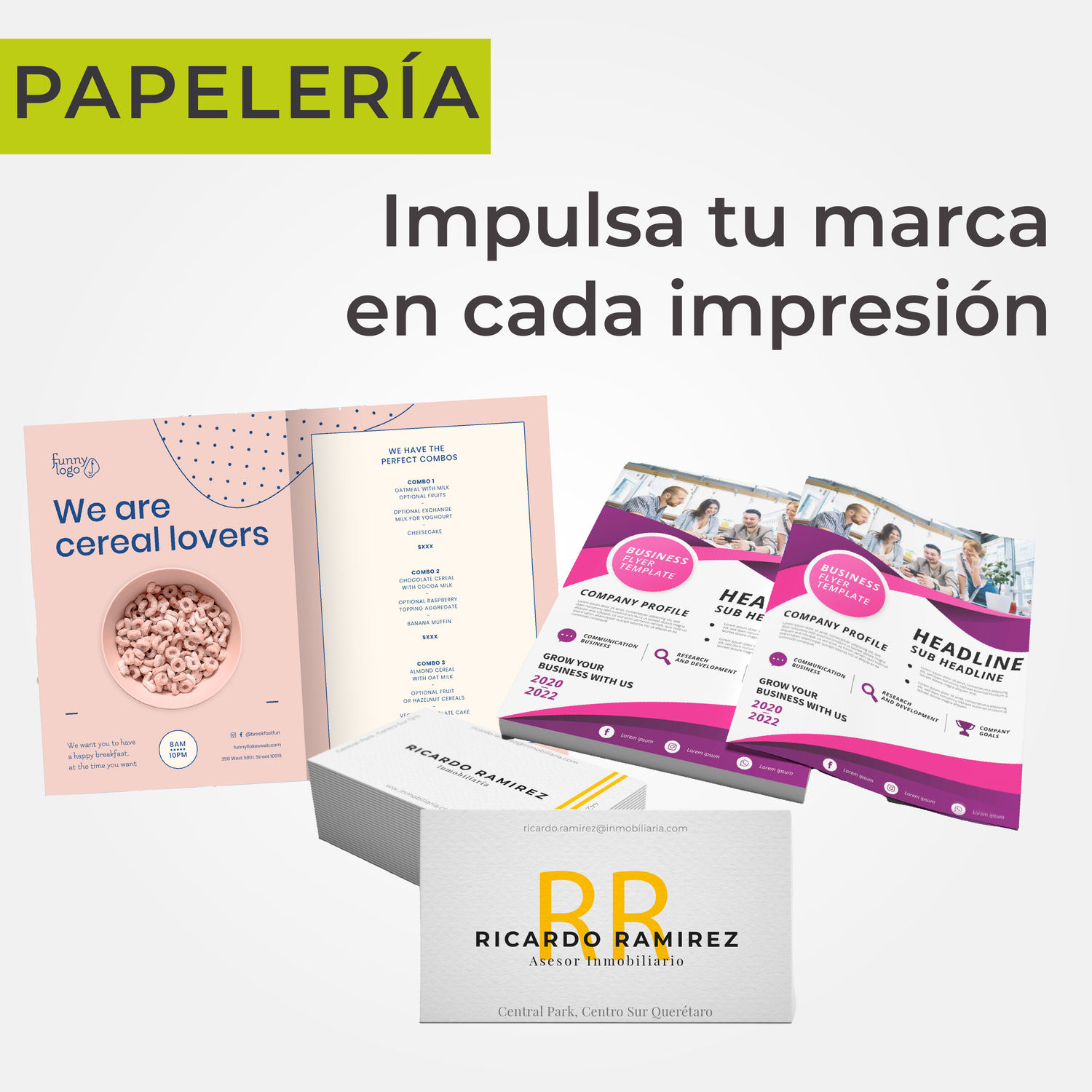 Papelería impresa