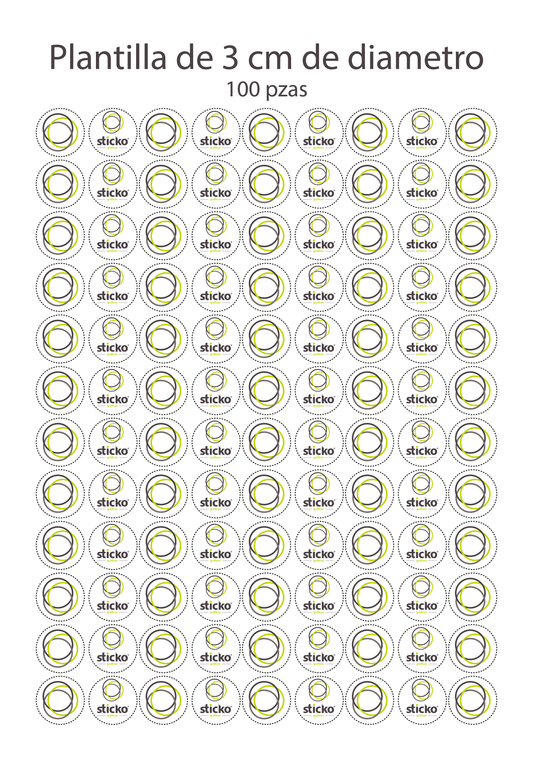 ¡Stickers que impresionan! ✨ 12 Plantillas